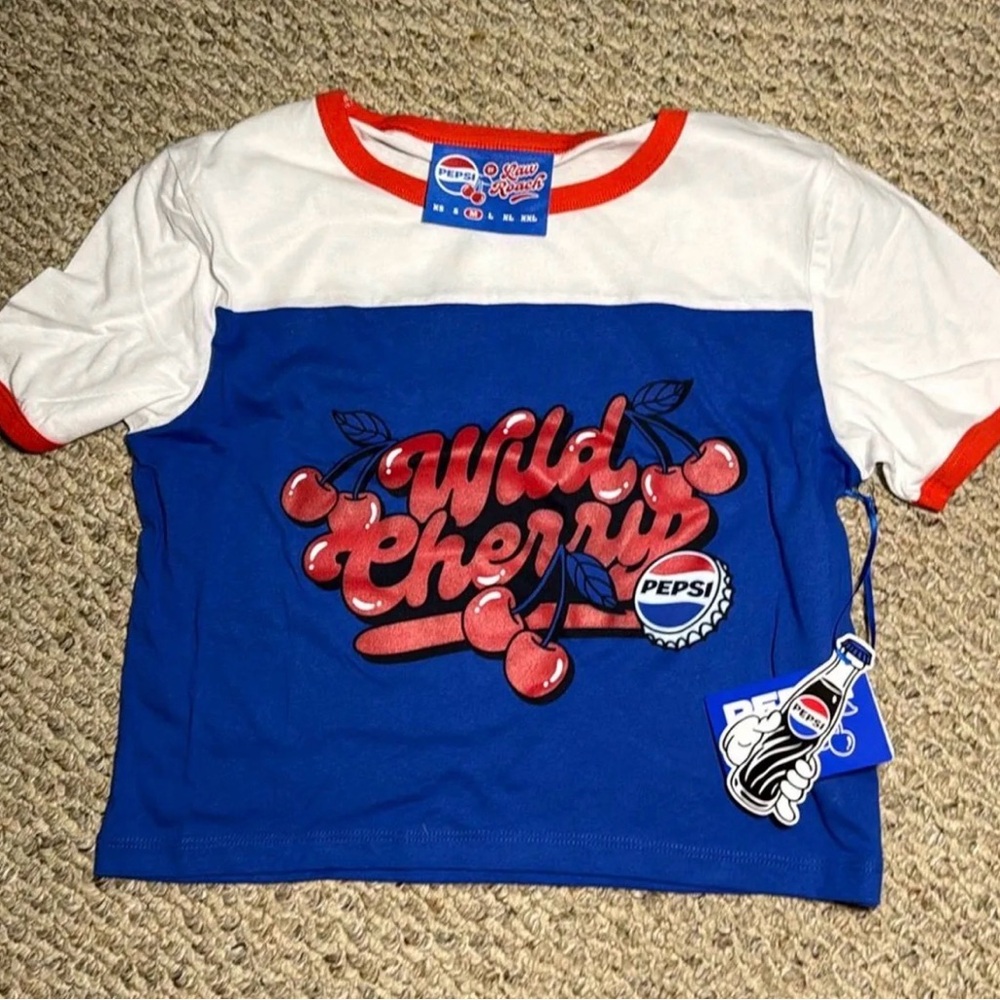 Pepsi x Law Roach Baby Tee MEDIUM